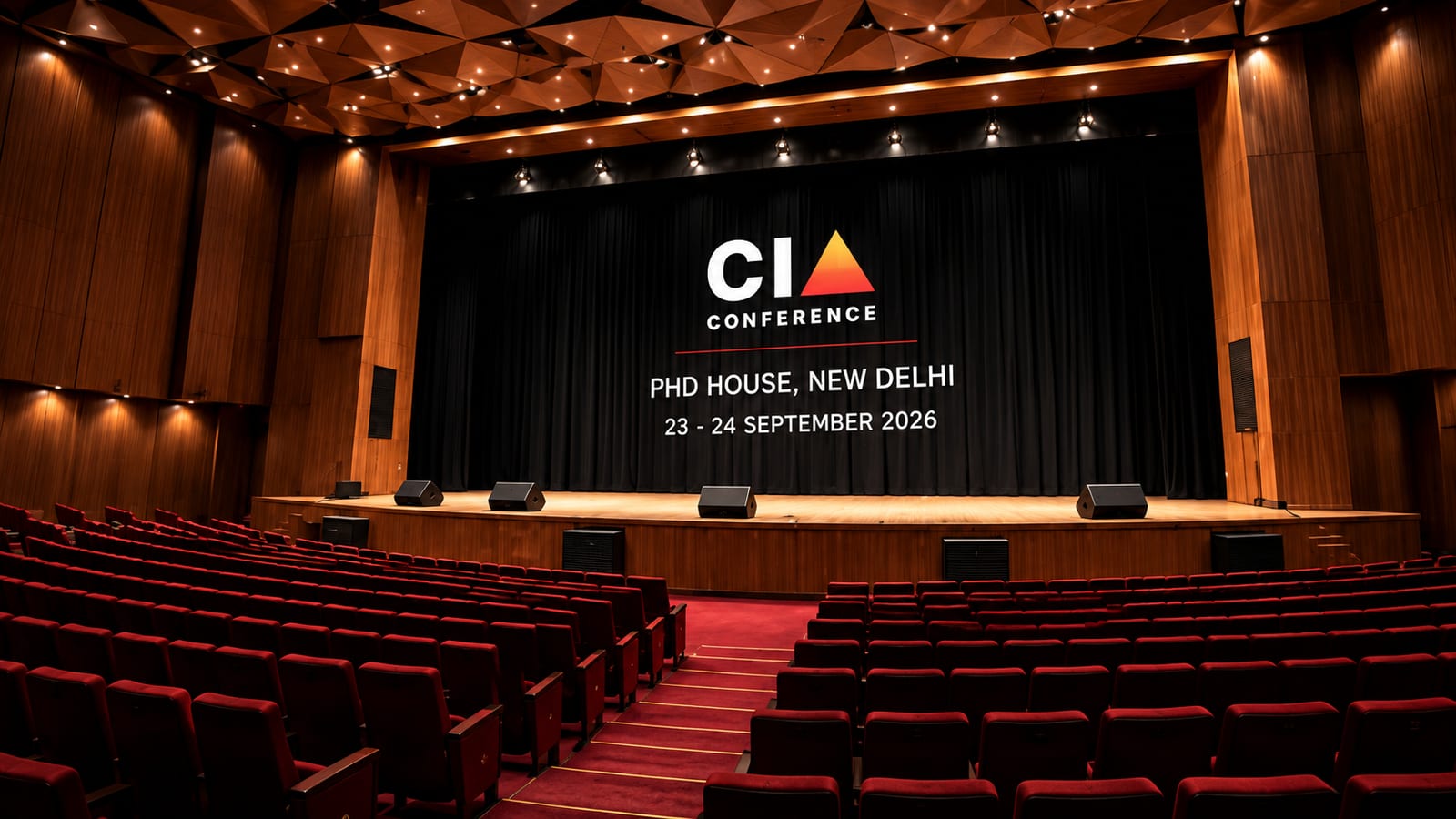 PHD House auditorium, New Delhi — venue for CIACON 2026